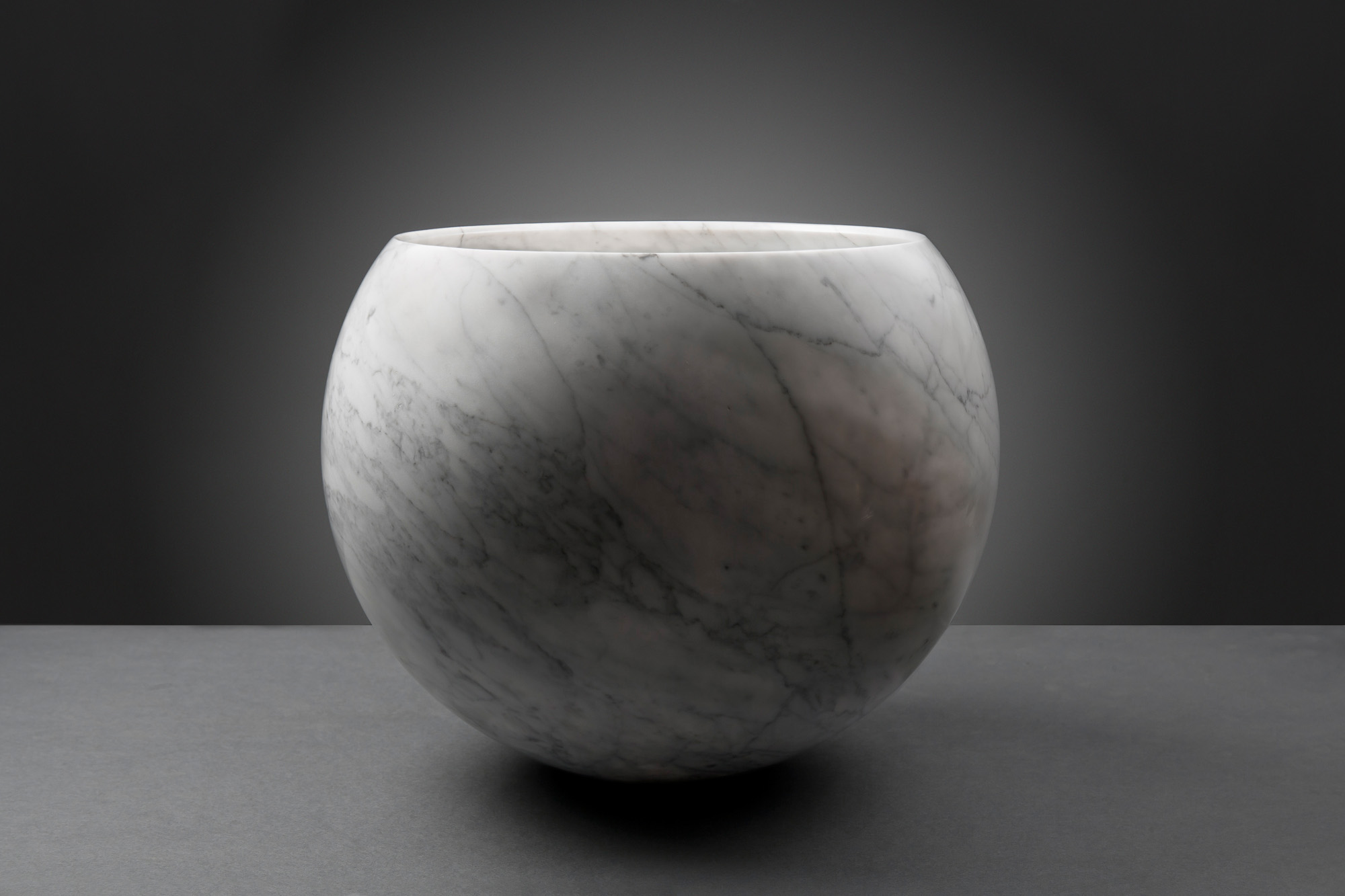 02_Untitled, White Sphere Bowl.
